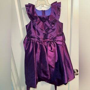 Cinderella Couture Girls Formal Dress (Shinny Purple) size 6